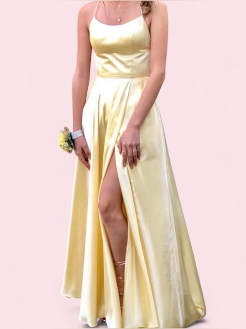 Sherri Hill Yellow Gown SHERRI HILL 52095